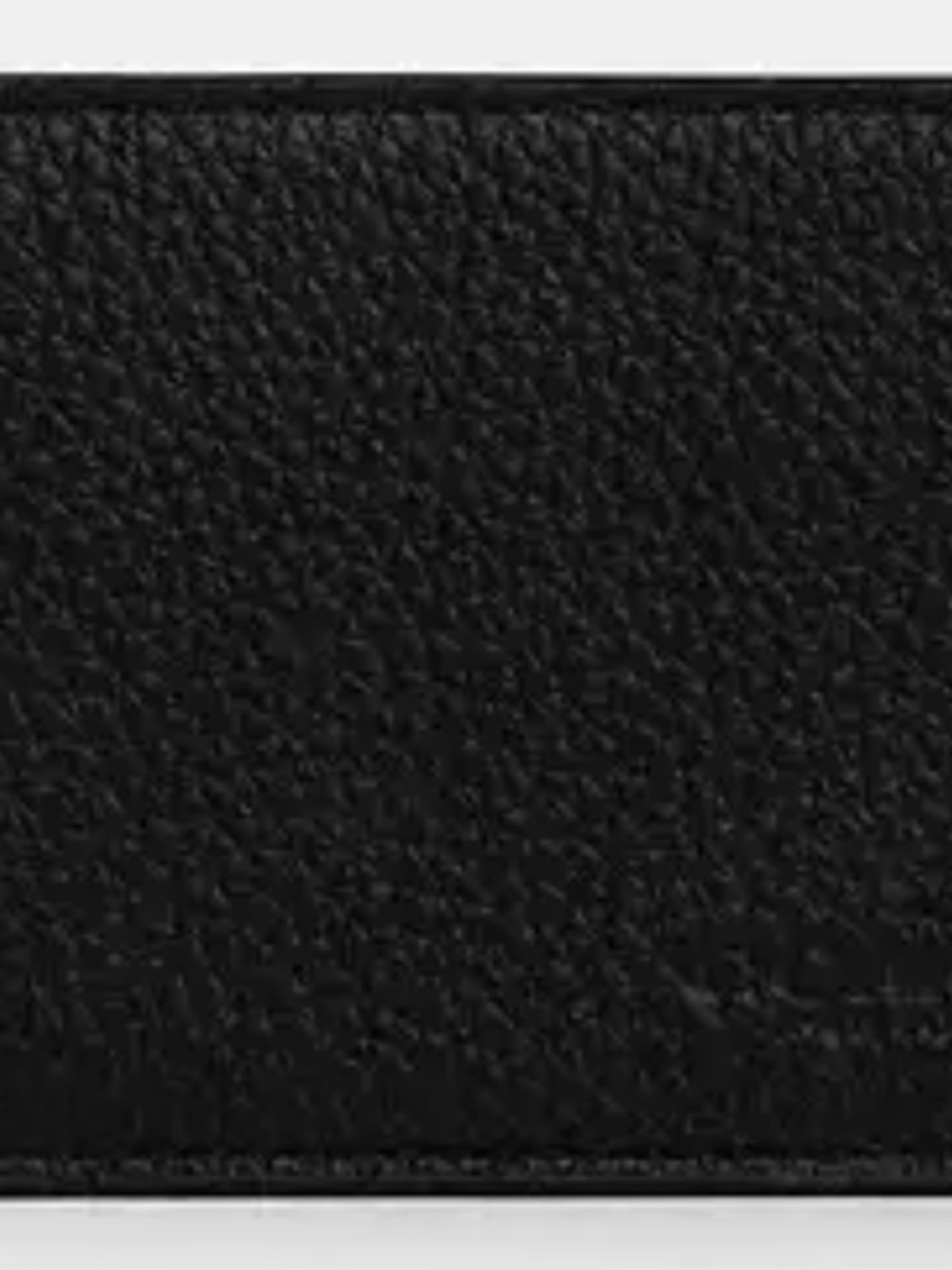 Coach Black Pebble Leather Card Case - Picture 3 of 3
